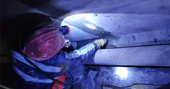 榆林某矿井主斜井井筒全段淋水治理项目